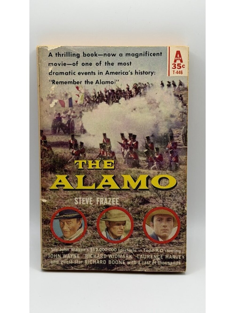THE ALAMO Steve Frazee Avon Paperback John Wayne Movie Tie-In VTG PB 1960